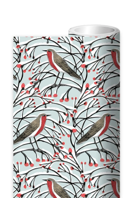 ROLL WRAP Robin And Berries