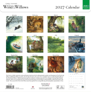 SQUARE CALENDAR The Wind in the Willows 2027