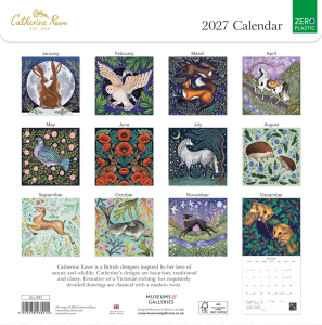 SQUARE CALENDAR The Catherine Rowe 2027