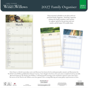 CALENDAR The Wind In The Willows 2027 Family Organizer