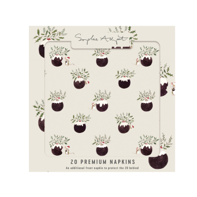 NAPKINS Christmas Puddings