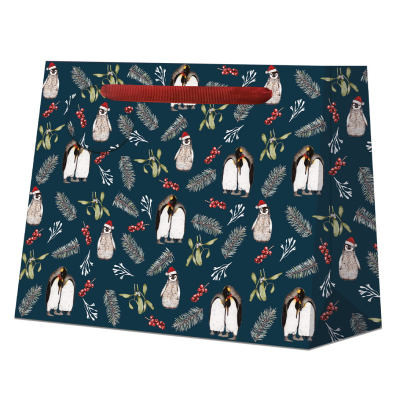 SHOPPER BAG Penguins Noir