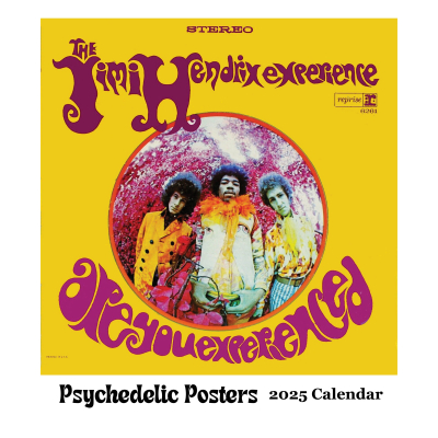 SQUARE CALENDAR Psychedelic Posters