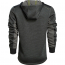 Vortex Quarter Zip Hoodie: Grey Frontier Limits