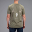 Vortex Men's T-Shirt: Military Heather Head-On Muley