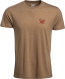 Vortex T-Shirt: Coyote Heather Alpine Continental