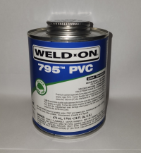 Weld-On 795, 1 Pint Cement Glue - Clear