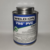 Weld-On 795, 1/2 Pint Cement Glue - Clear