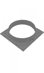 Skimmer Lid - Square (Charcoal Grey)