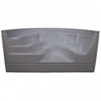 8' Roman Swim Out Bullnose White