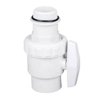 PVC Ball Valve 1 1/2" Male To Female Thread