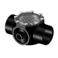 Praher 1 1/2" - 2" Straight Flapper Check Valve SKT x SKT