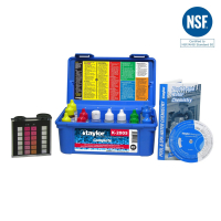 Complete kit for CL/BR, pH, ALK, HDNS, CYA (DPD-high range)