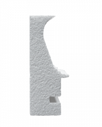 6" Radius corner for a vinyl liner pool (Profile MM-NC)