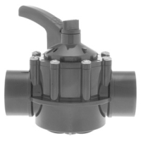 Hayward 1.5"-2" 2 Way Valve - Black