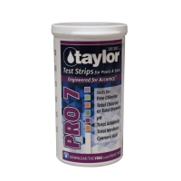 PRO 7 Test Strips for Free Chlorine, Total Chlorine/Bromine,