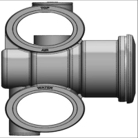 1-1/2x1-1/2 Body with Bulkhead