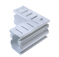 90 DEG ELBOW FOR STEGMEIER SUPER DRAIN - WHITE