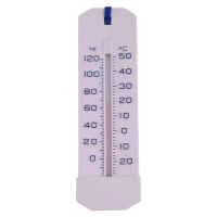 10"X 3" White ABS Thermometer