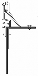 L-Bracket for Knife Edge-Rear