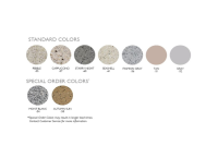 16" POOL/SPA SEAT, 42" TALL W/O ANCHOR - PEBBLE