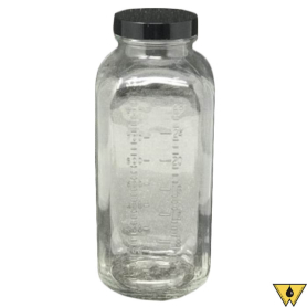BOTTLE SQ WM FG W/CAP 32 OZ (24/CS,OR SOLD SINGLY)