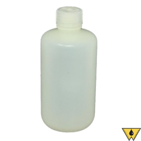 BOTTLE PLASTIC NM W/CAP 8 OZ (72/CS,OR SOLD SINGLY)