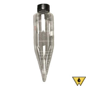 CENTRIFUGE TUBE 100 ML SHORT CONE SCREW TOPS WITH CAPS