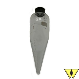 CENTRIFUGE TUBE 200 PART SHORT CONE ETCHED, SCREW TOP W/CAPS