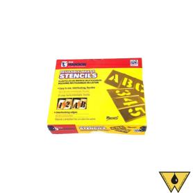 STENCILS INTERLOCKING 2" 0 THRU 9