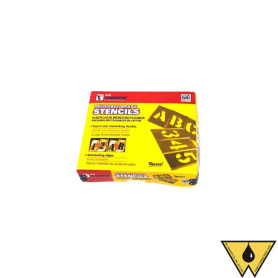 STENCILS LETTERS 2" BRASS