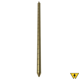 BOB PLUMB BRASS 18" GRADUATED METRIC & ENGLISH