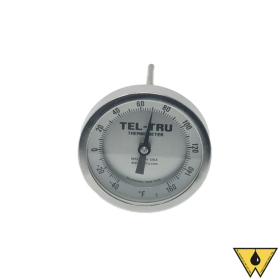THERMOMETER BI-METAL BKC 50/500 F 6" STEM