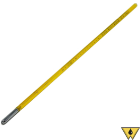 THERMOMETER, TOTAL IMMERSION, CHEM 0/300 F 2 DIV 12"