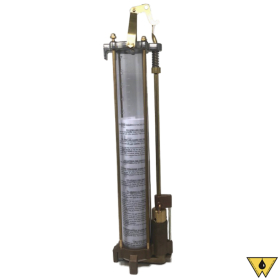 THIEF OIL TULSA CLEAR BARREL 18"