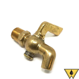 PETCOCK BIBB NOSED 1/4" NPT FOR THIEFS