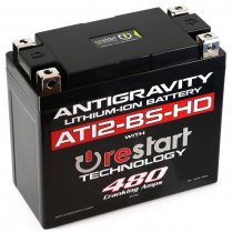 AG-AT12-BS-HD-RS   Motorsports Battery Li-Ion 12.8V 480CA Restart