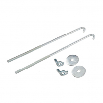 QC302107-2002   J Style Hold-Down Bolt Set 1/4" X 10" (Pair)