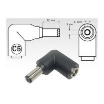 C5   Connector for LBAC/LBDC 6.3 x 3 mm