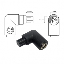 C8   Connecteur pour LBAC/LBDC 7.3 x 7.5 mm