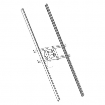 UNI-TP/04A   MONTURE PV DESSUS POTEAUX 110"