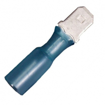 QC164253-100   Heat-Shrink Insulated Male Disconnect 16-14 AWG .250" (Pack of 100)