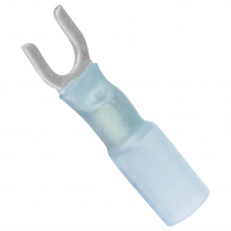 QC164226-100   Heat-Shrink Insulated Spade (Fork) Terminal 16-14 AWG #10 (Pack of 100)