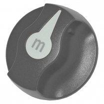 BS7901200   Bouton de rechange pour interrupteur de batterie série M - Noir