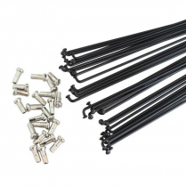 EWVP-V026   Rayons de roue, fini noir, 223 mm (paquet de 5)