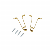 ¾" brass bracket, 2 per pack