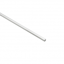 BS rod 5X5 MM square, 5.8 meters (19 feet), aluminium