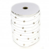 Ripplefold snap tape, 4¼" spaced, white