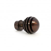 Ridged Ball Collection finial, for 1⅛" (28mm) diameter poles
