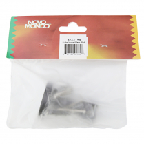 Tubular ceiling bracket for ¾" (19mm) diameter rods, black